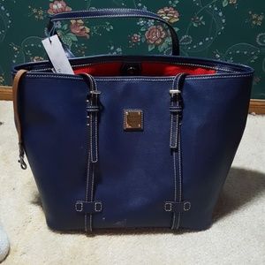 Navy Blue Dooney & Bourke Shoulder Bag